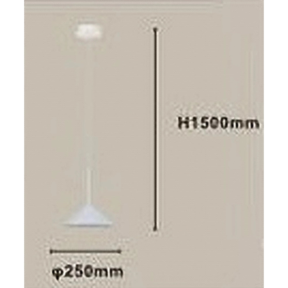 Trade Shop - Lampadario A Sospensione Moderno Con Paralume Triangolare In Ferro Bianco E27 33856 -