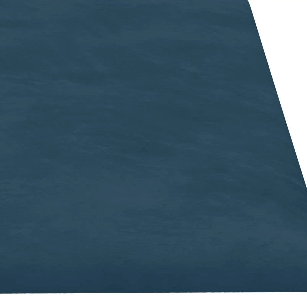 Testiera | Testata da Parete 12 pcs Blu Velluto