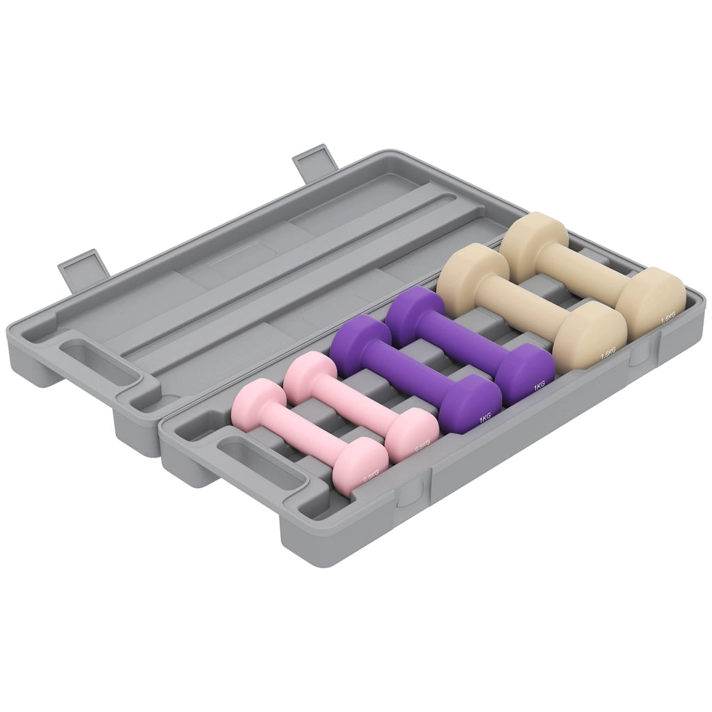 Set di Manubri Fitness da 6 kg ¨C Minimal ¨C Multicolore