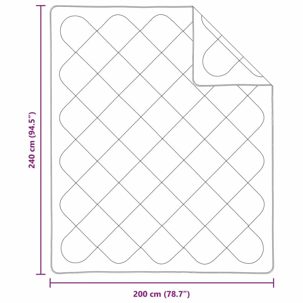 Piumone con cuscino 3 pcs Bianco Microfibra 3377358
