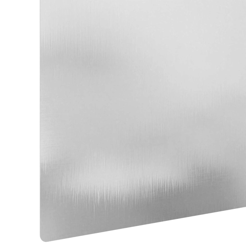 Bordura per Prato 20 pcs 100 x 15 cm Acciaio Argento 8008825
