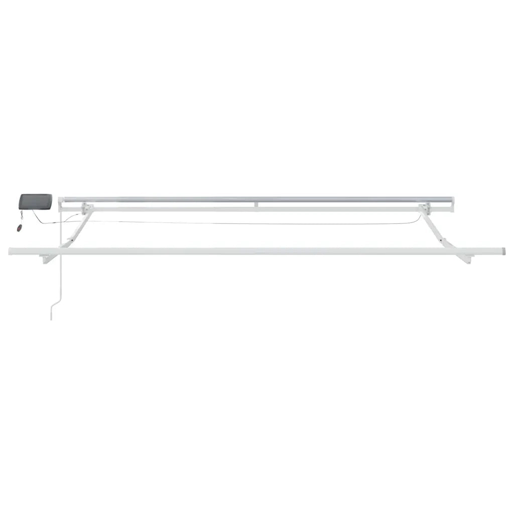 Tenda Retrattile Rosso 300 x 250 cm Tessuto e acciaio 3330142
