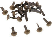 Penne a split per 200 - Accessori metallici per fissaggio - Testa rotonda - Per scrapbooking - Attività DIY - Adatti a tutti i livelli - Brads