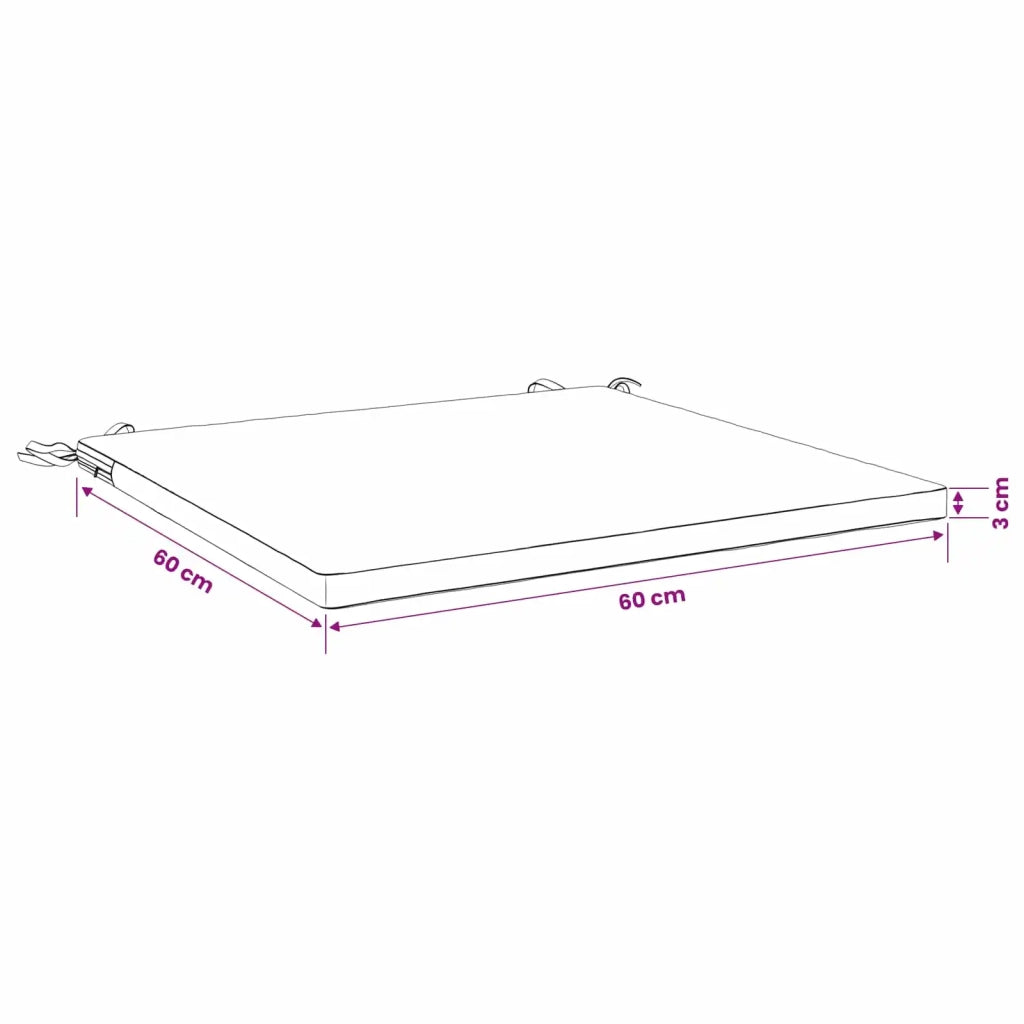 Cuscino per Sedia in Unico Pezzo SOEST 100% Poliestere 944585