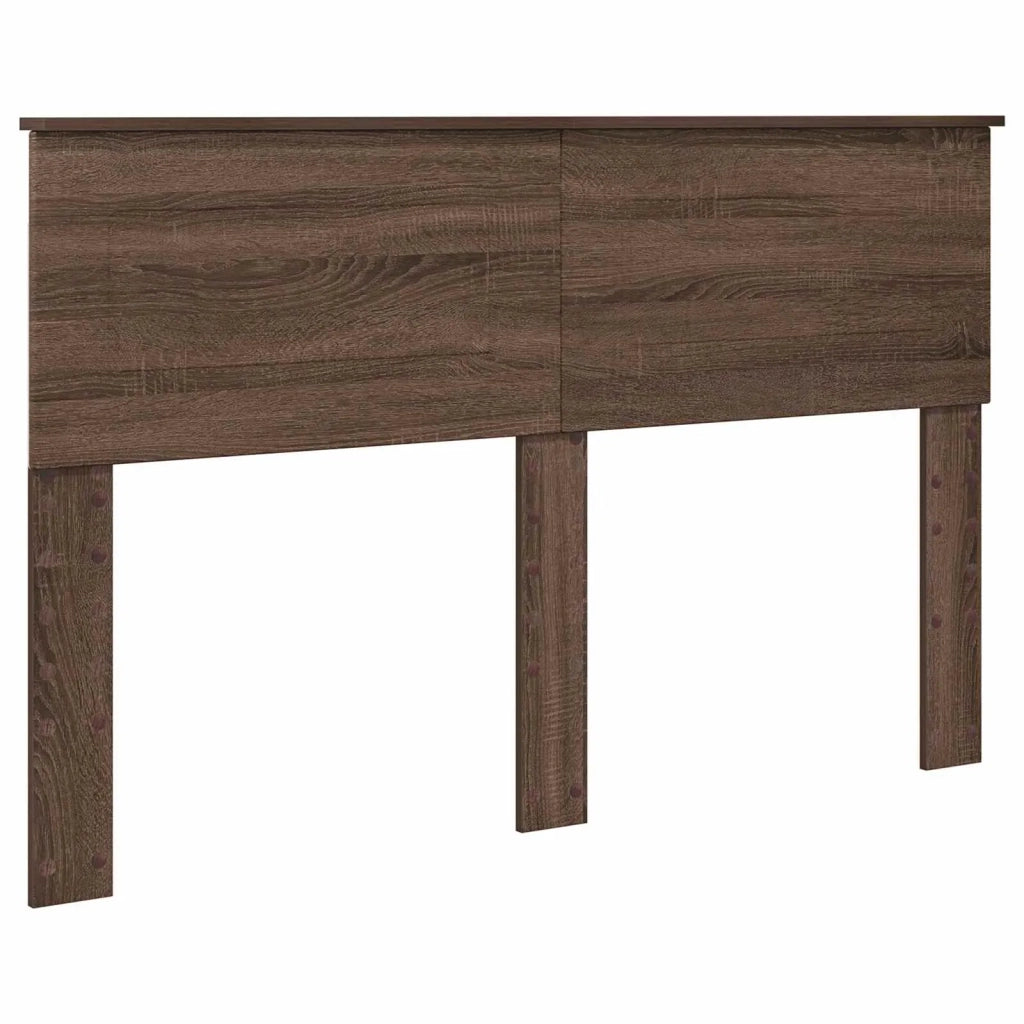 Struttura del letto con testiera Rovere Marrone 150 x 200 cm 3408067
