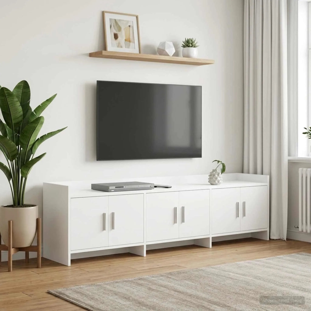 Mobile TV 168 x 33 x 47 cm Bianco Legno ingegnerizzato 8011203