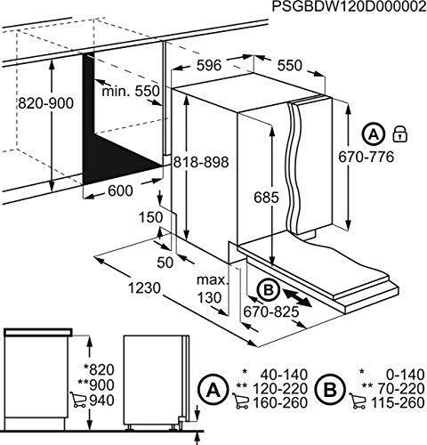 AEG FFB53610ZM Libera installazione 13 coperti D