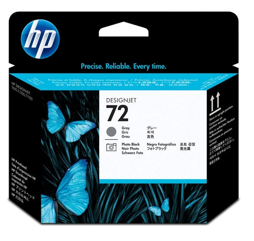 HP Testina di stampa grigio e nero fotografico 72