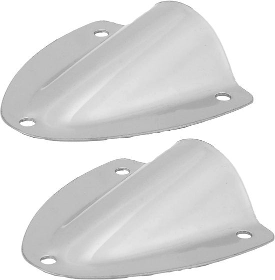 Ventilatore a Clamshell in Acciaio Inossidabile di Alta Qualità - Protezione per i Cavi - Resistente alle Intemperie - Sostenibile - Dimensioni 57 x 55 mm