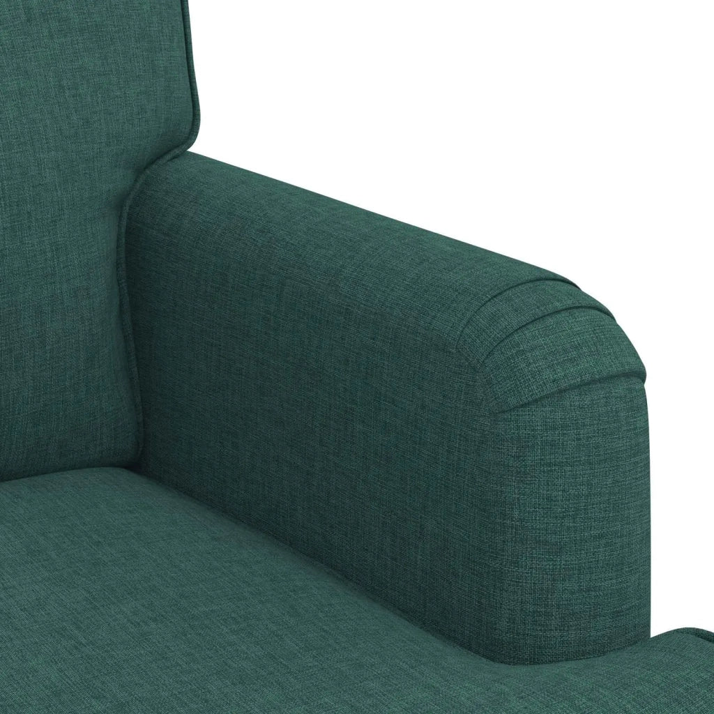 Divano | Divano da soggiorno | Sofa Verde Scuro 144 x 80 x 85 cm Tessuto