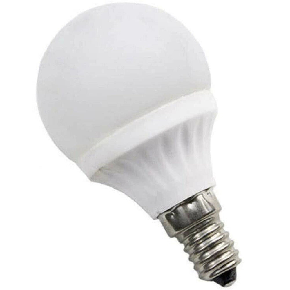 Trade Shop - Lampadina Led Sfera E14 5 Watt Luce Rossa Verde E Blu Colorata Lampada A5003 -