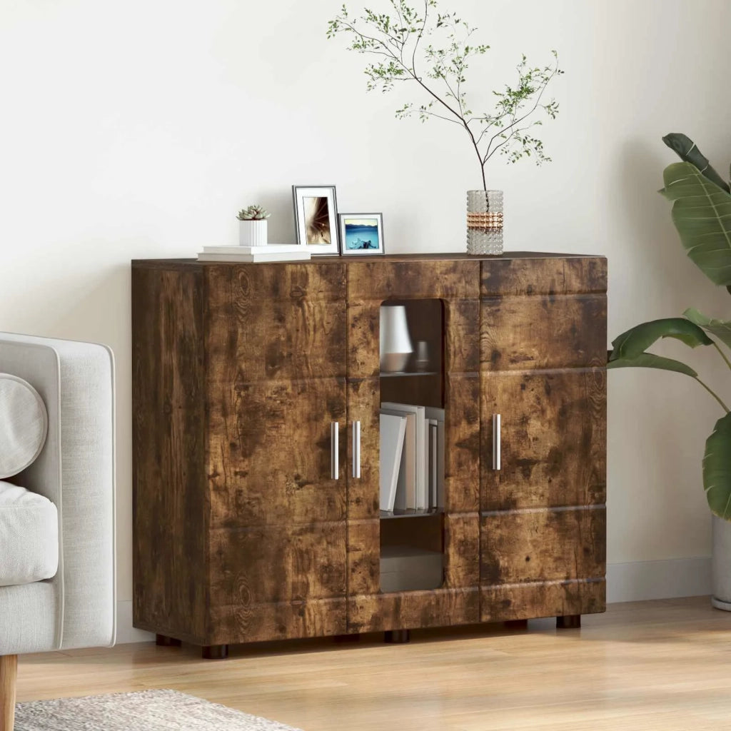 Armadio in Legno Rovere fumé 88,5 x 30,5 x 73 cm 880306