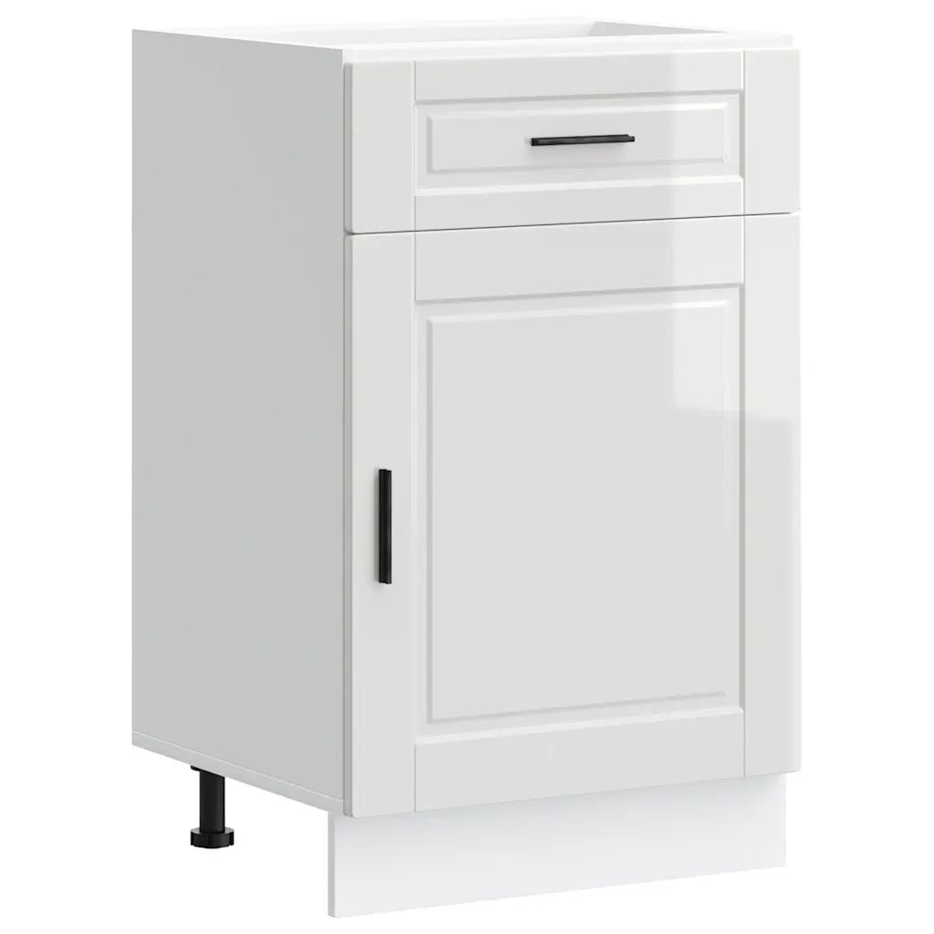 Pensile da cucina | Base da Cucina Porto Bianco Lucido in Legno Multistrato
