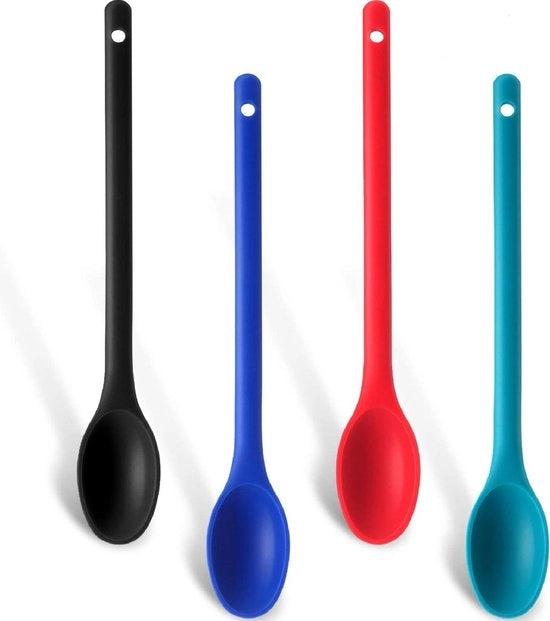 Siliconi Menglepel - Antiscivolo a Resistenza al Calore - 4 Pezzi - Cucina Cottura Frittura