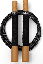 Tou di corsa per principianti - manubri lunghi - schiuma confortevole - corda di PVC elastico - allenamento cardio fitness