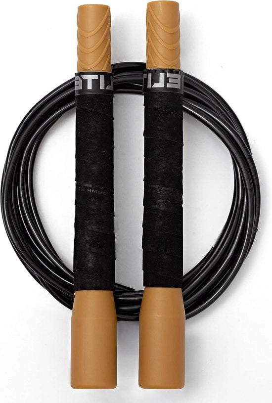Tou di corsa per principianti - manubri lunghi - schiuma confortevole - corda di PVC elastico - allenamento cardio fitness