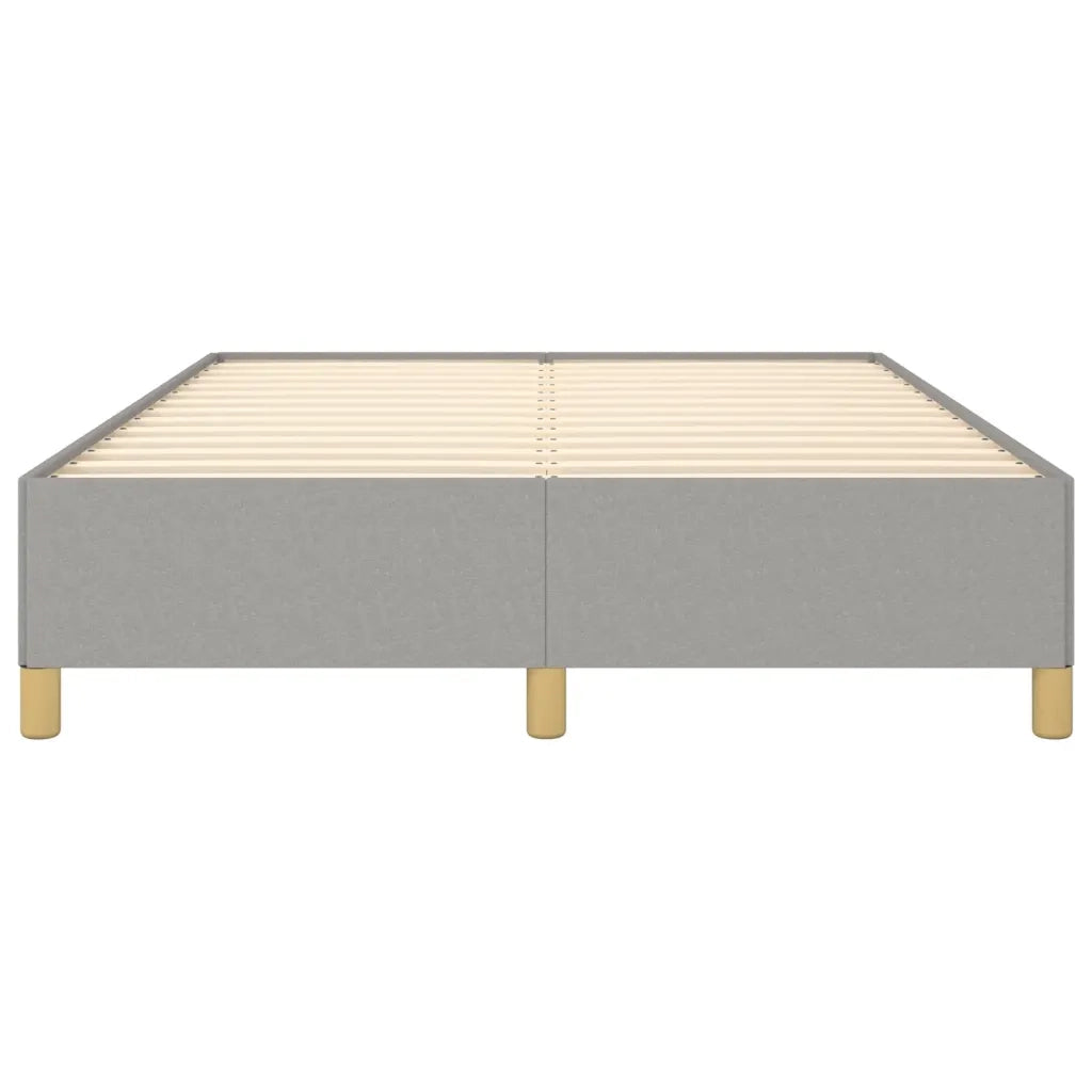Giroletto senza Materasso-Struttura Letto Grigio Chiaro 140x200 cm Tessuto 767015