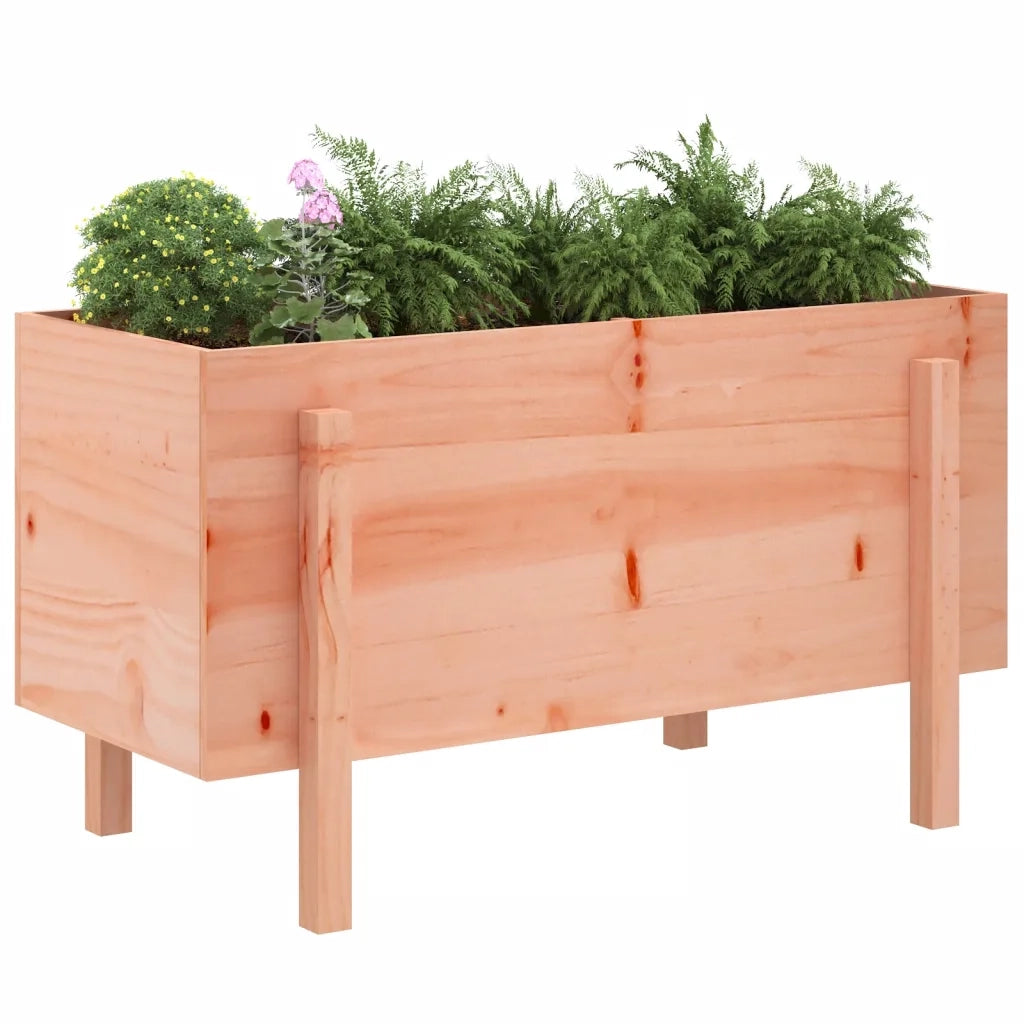 Fioriera Rialzata Giardino-Vaso da Esterno-Supporto per Vaso 101x50x57 cm Legno Massello Douglas