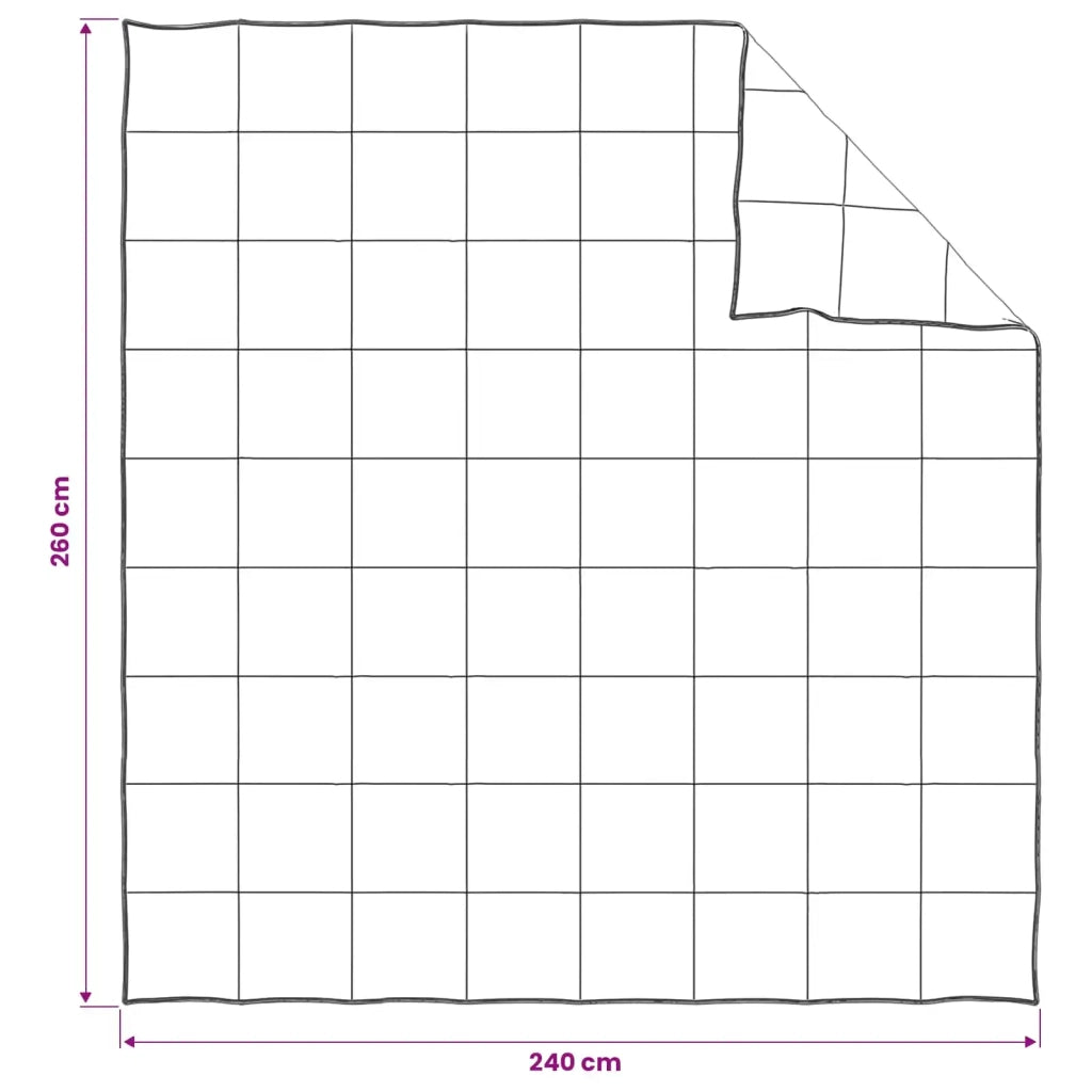 Set di Piumoni 2 pz 260 x 240 cm Tutte le stagioni Beige 3431728