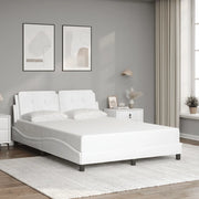 Giroletto senza Materasso Zadar Bianco 140x200 cm in Similpelle