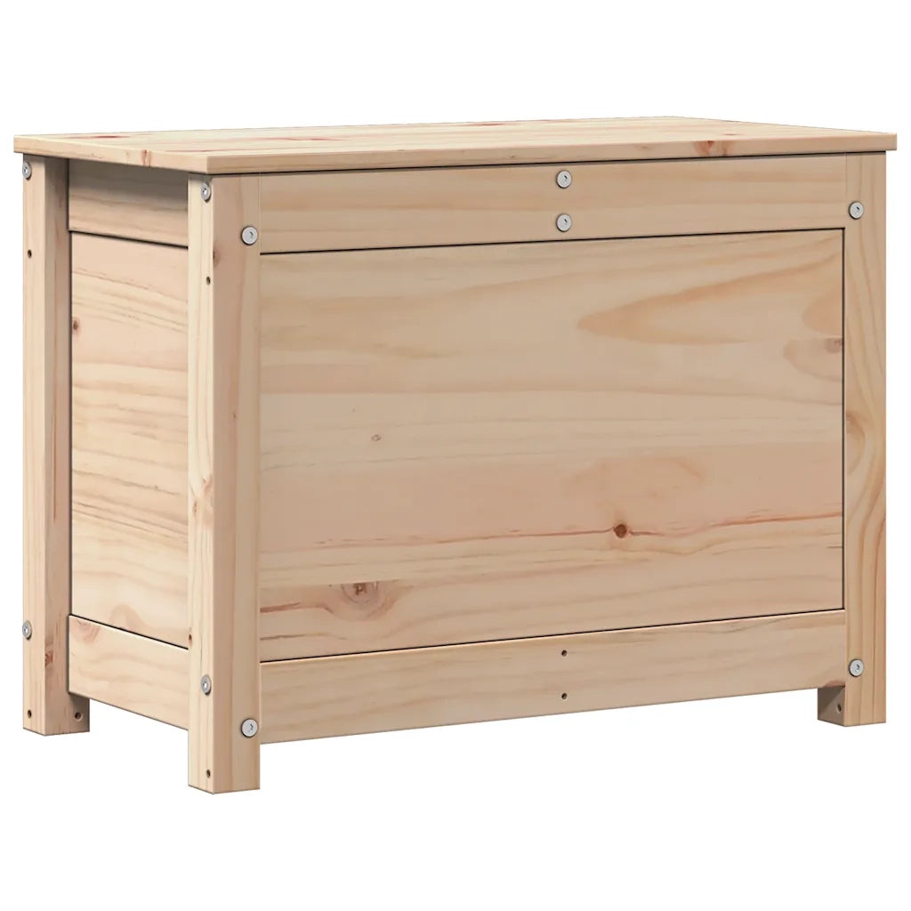 Contenitore Portaoggetti 60x32x45,5 cm Legno Massello Pino 823544