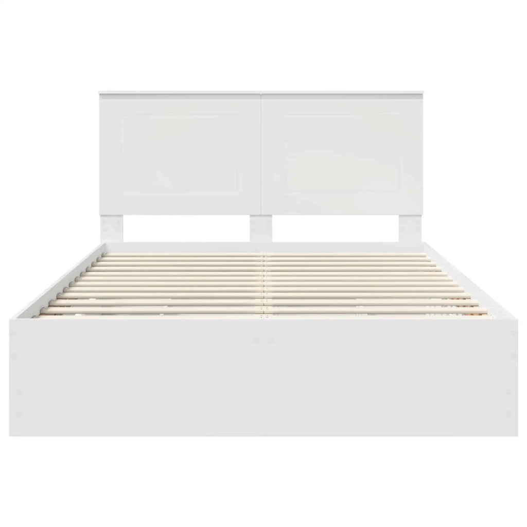 Struttura del letto Bianco 150 x 200 cm Legno Ingegnerizzato 3409447