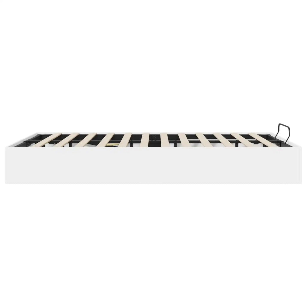 Letto matrimoniale | Letto per adulti | Letto ottomano Bianco 193 x 120 x 25 cm Legno ingegnerizzato