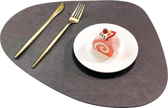 8 pezzi di panno di pelle di cavallo in PU, con forma di cuoio di vitello, con superficie antiscivolo, doppia faccia.