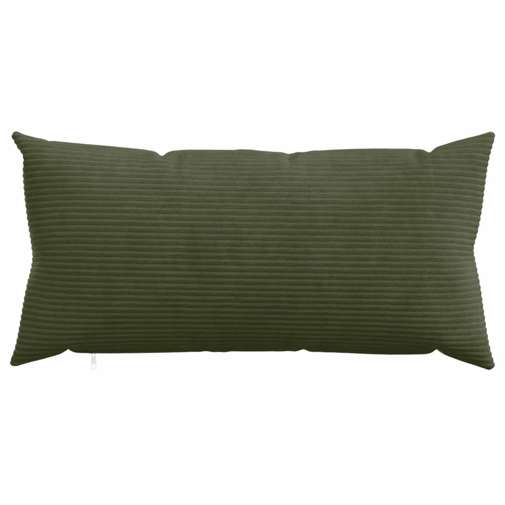 Federa 6 pcs HEERLEN Verde 40 x 80 cm corduroy 909932