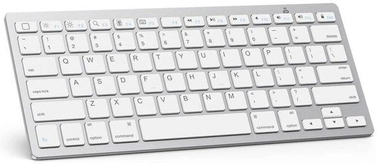 Tastiera Bluetooth Universale per Smart TV, Tablet, PC Windows, Mac, iPad, iPhone, MacBook, iMac, Android
