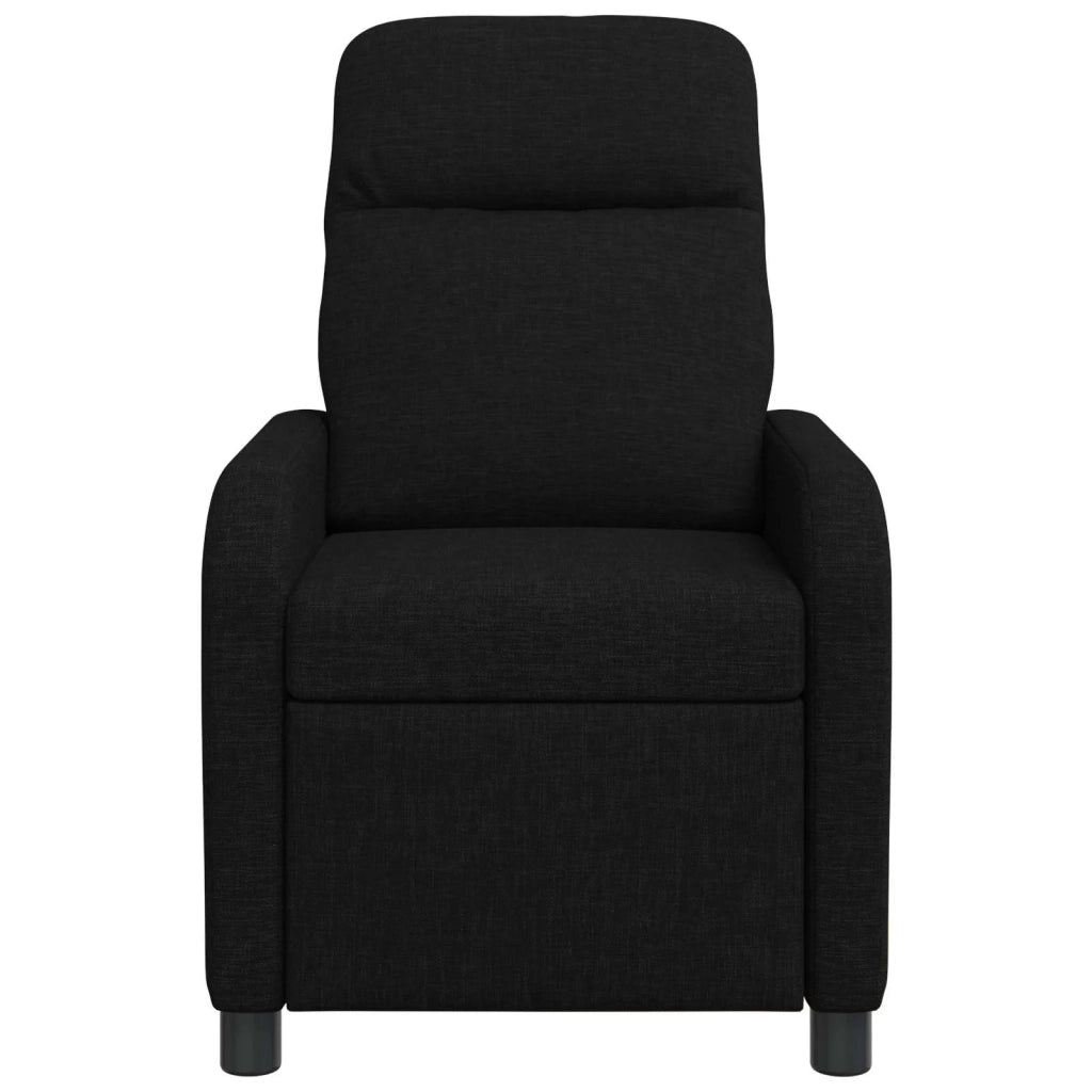 Divano Sedia-Poltrona reclinabile Nero Tessuto 378594
