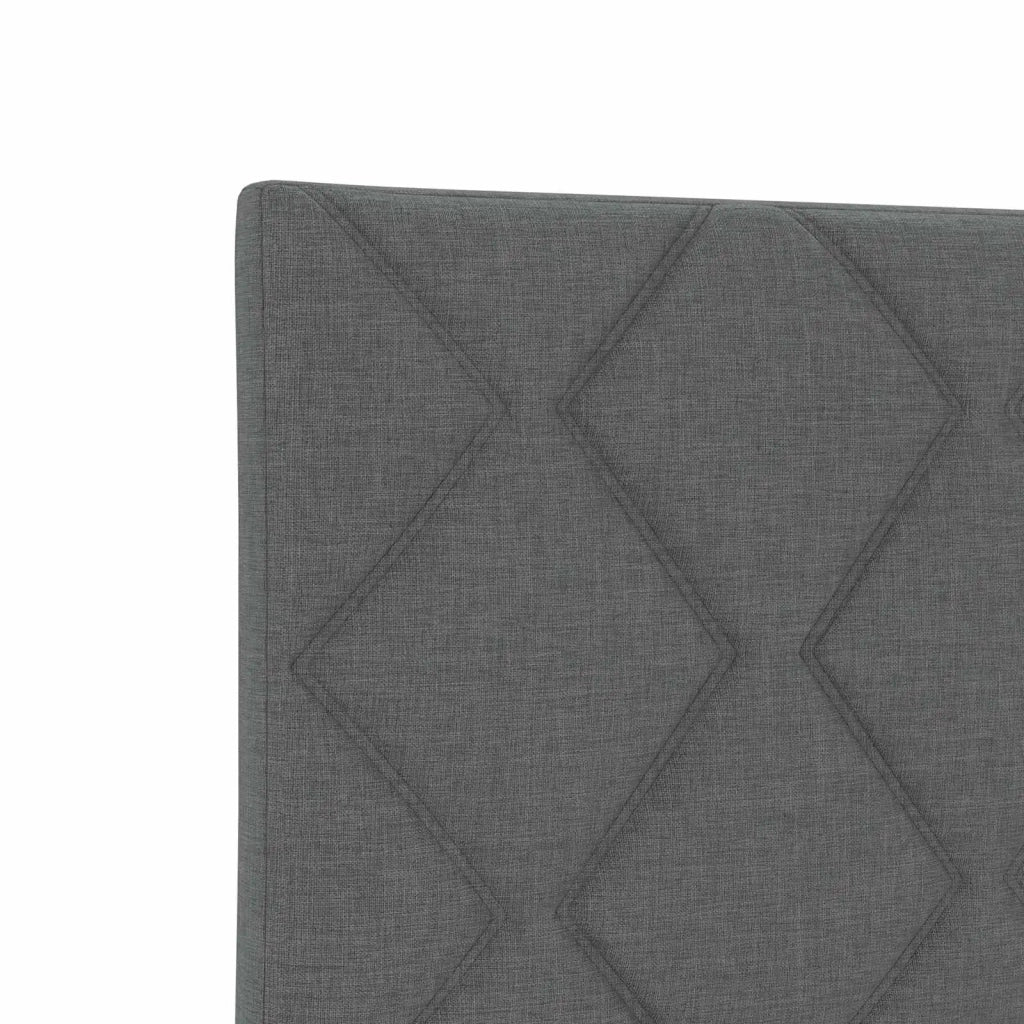 Letto box spring con materasso Grigio Scuro 120 x 200 cm 3451193