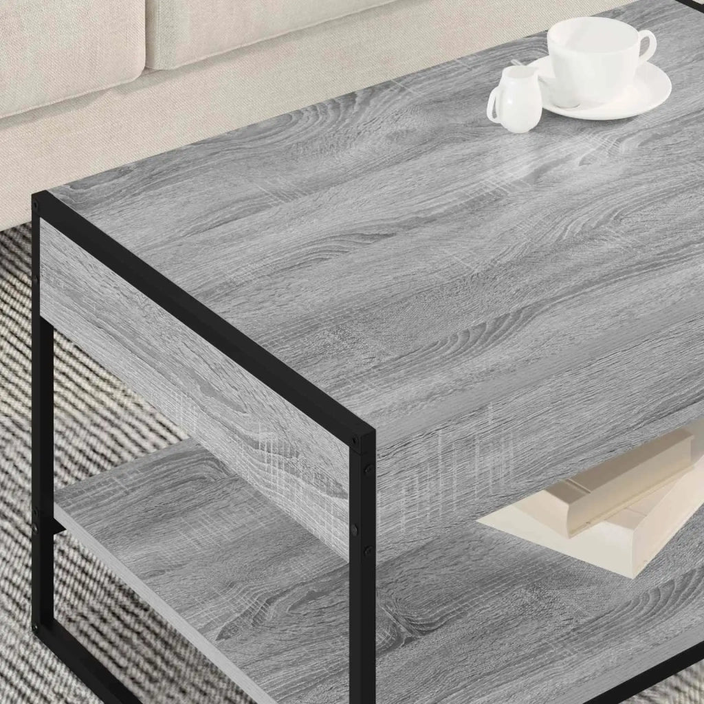 Tavolino da salotto | Tavolino da caff¨¨ | Tavolino da Soggiorno Grigio Sonoma 80 x 50 x 40 cm