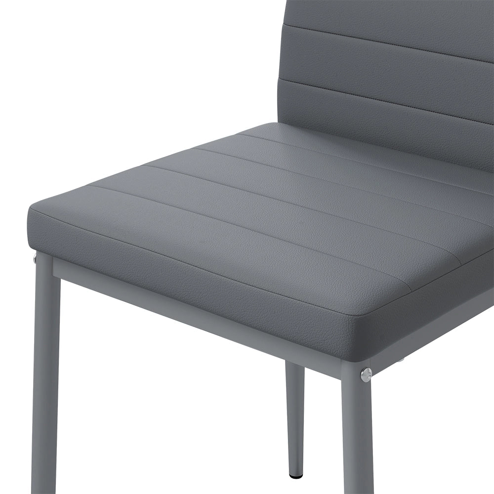 Vicco Sedie Grigio 42.5 x 48 cm Set di 4
