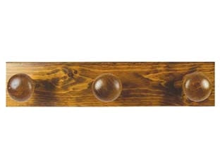 APPENDIABITI IN LEGNO 3 POSTI NOCE  cm.9x44