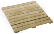 Piastrella in Legno da Giardino Pavimento Esterno Mattonella Antiscivolo