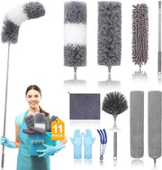 Microfibre Stoffe con Estensione - 11 pezzi per Pulizia Alta