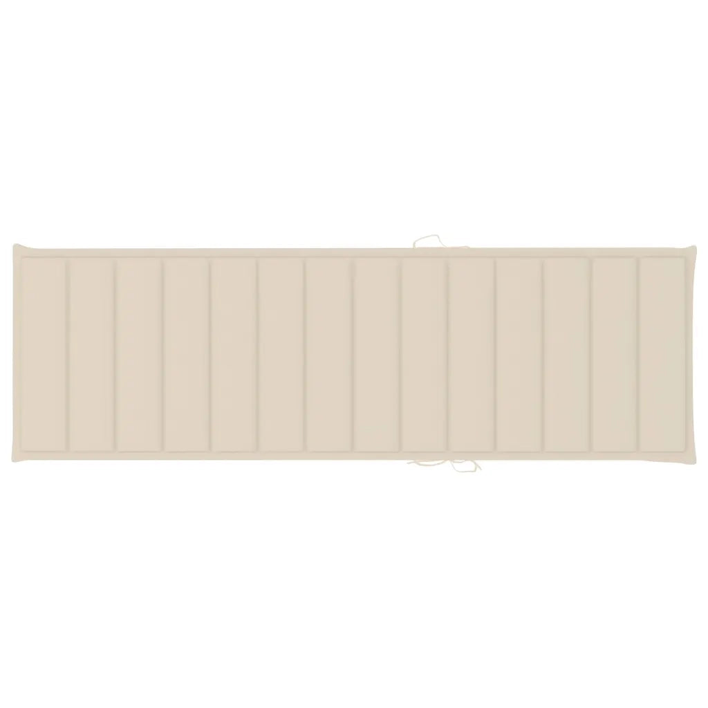 Lettino da Giardino con Tavolino Cuscino Legno Pino Impregnato 3065956