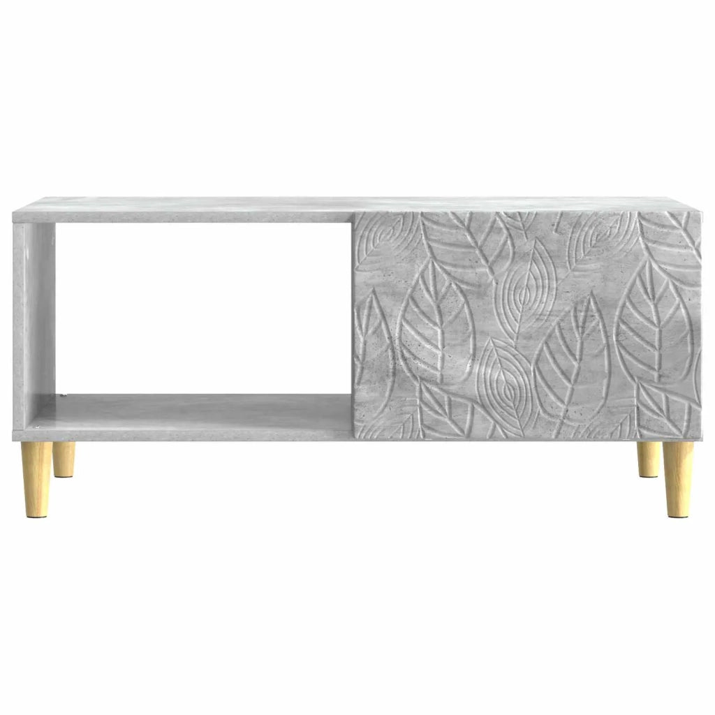 Tavolino da salotto | Tavolino da caff¨¨ | Tavolino da Soggiorno Grigio Cemento 90 x 50 x 40 cm