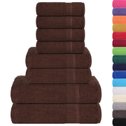 Set di asciugamani 8 pezzi FROGN Marrone 360 g/m² 137065