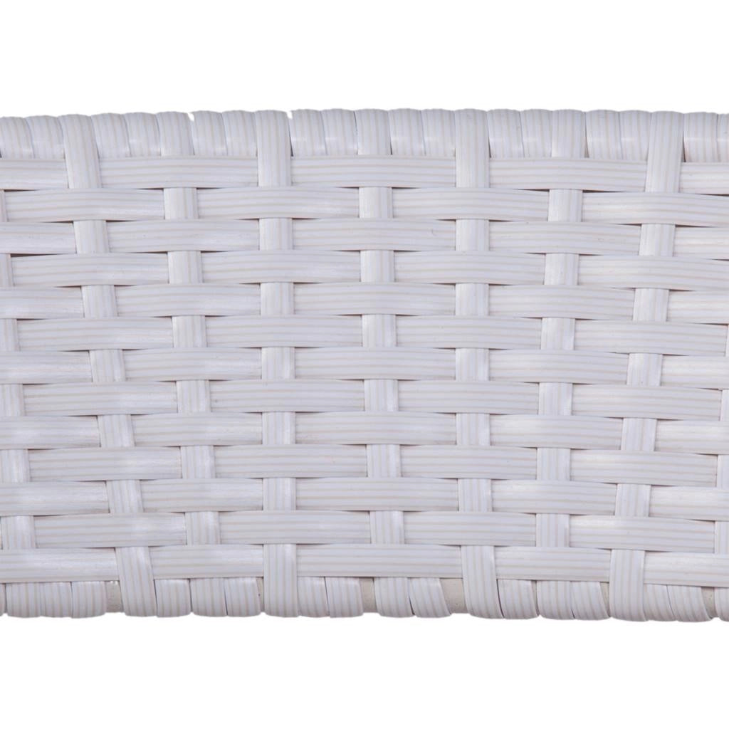 Sedia bambini rattan bianca 30x46x54h cm