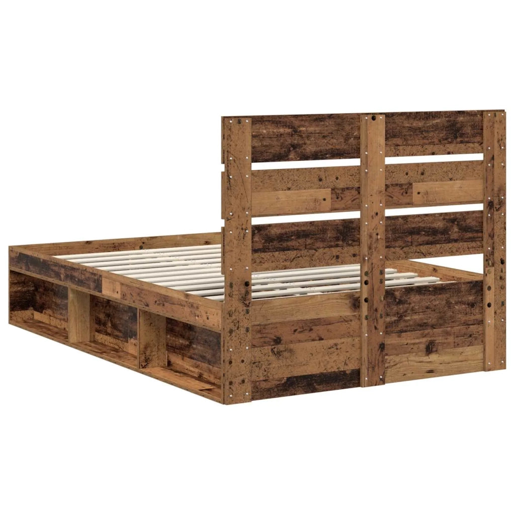 Struttura del letto Legno vecchio 120 x 190 cm Pino massello 3411774