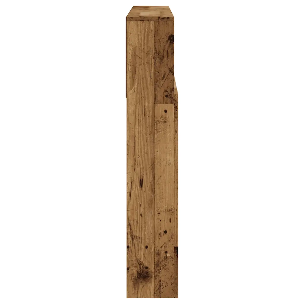 Testiera | Testata con Contenitore Legno 120x19x103,5 cm in Truciolato