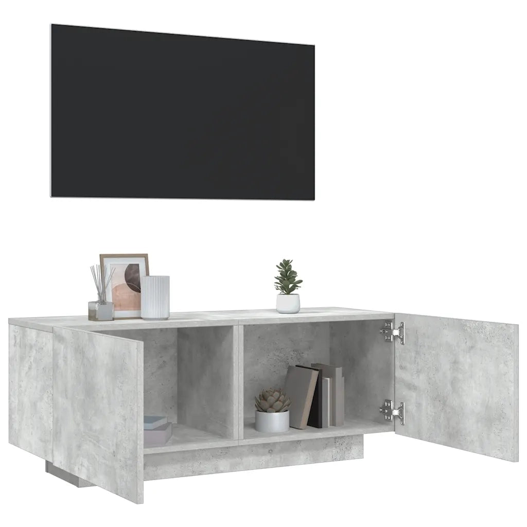 Mobile per TV | Armadietto TV | Mobile Porta TV Grigio Cemento 100x35x40 cm Legno Multistrato