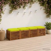 Cuscini per Sedia in 4 Pezzi VUGHT 4 pcs 100% Poliestere 946281