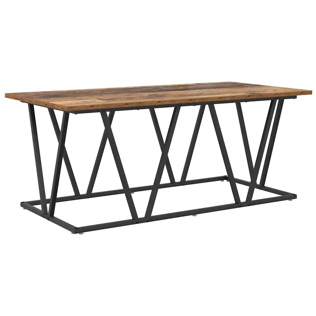 Tavolino da Salotto-Tavolino da soggiorno-Tavolo Legno vecchio 100 x 50 x 40 cm
