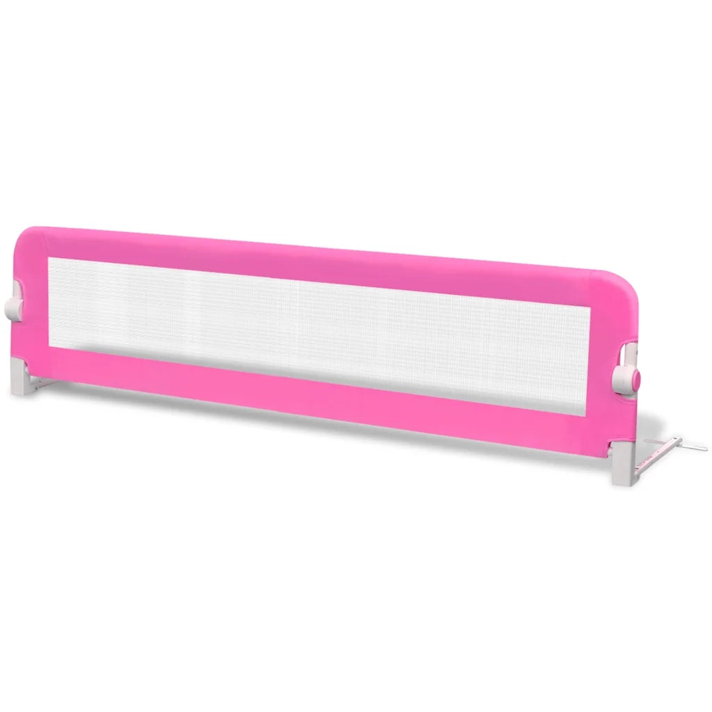 Barriera di Sicurezza per Letto Bambino 150 x 42 cm Rosa 10102