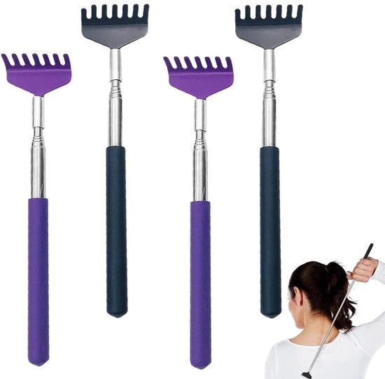 Apparecchio per massaggi estensibile fino a 68 cm - Spazzola per pavimenti - Costruzione robusta - Materiale indeformabile - Illuminazione efficace - Superficie resistente ai graffi