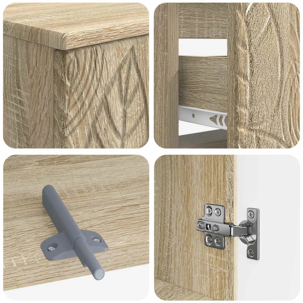 Set di armadietti da bagno in 3 pezzi DELFT 3417866