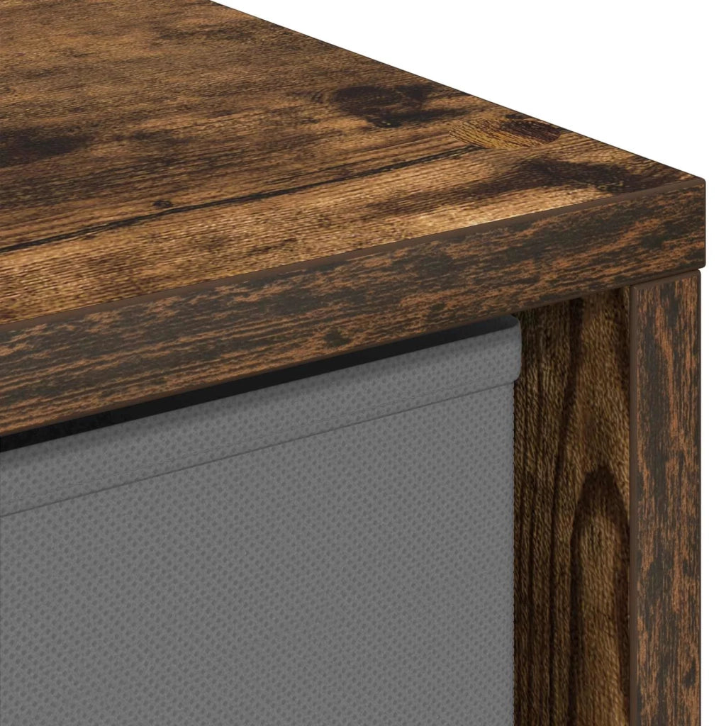 Credenza | Madia | Buffet da pranzo | Armadio da pranzo con cassetto Rovere fum¨¦ 35 x 32 x 99,5 cm